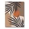 Designart - Moon & Sun Shapes In Retro Terracotta Tones III - Modern Canvas Wall Art Print